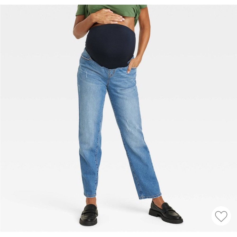 Isabel Maternity by Ingrid & Isabel Blue Straight Leg Jeans